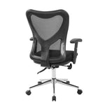 Techni Mobili High-Back Mesh Office Chair, Black for home office seating