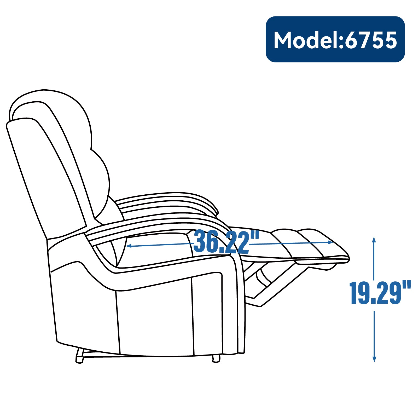 Power Chenille Lift Recliner Chair Dual Motor Infinite Position Up to 350 Pounds detail image 18