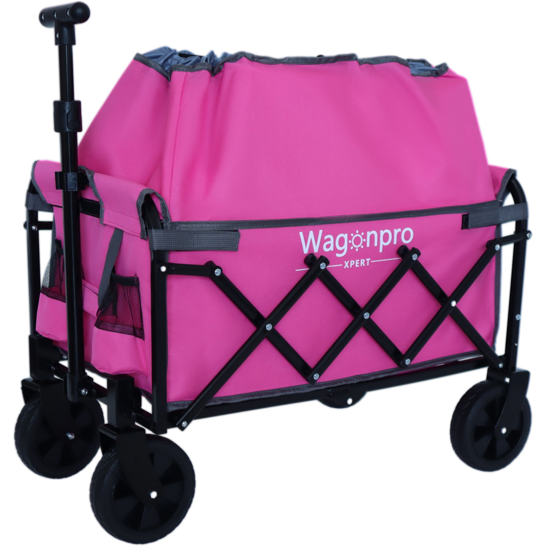 Expandable Dual-Layer Utility Wagon for workshop, garage, storage, or utility use