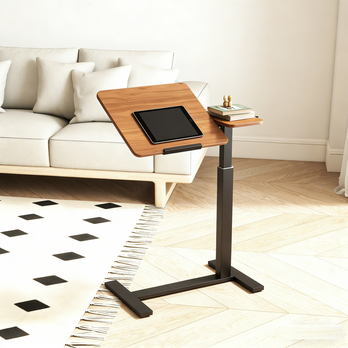 Mobile Adjustable Overbed Laptop Desk mobile laptop workstation