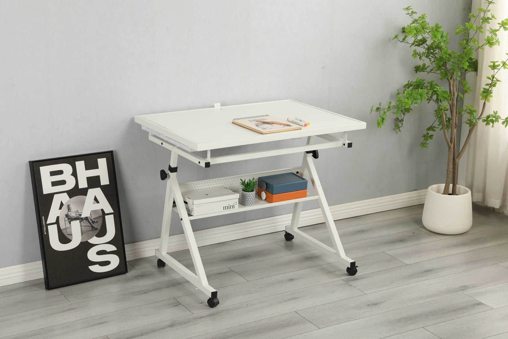 1500-Piece Rolling Jigsaw Puzzle Table with 4 Trays hobby and puzzle table