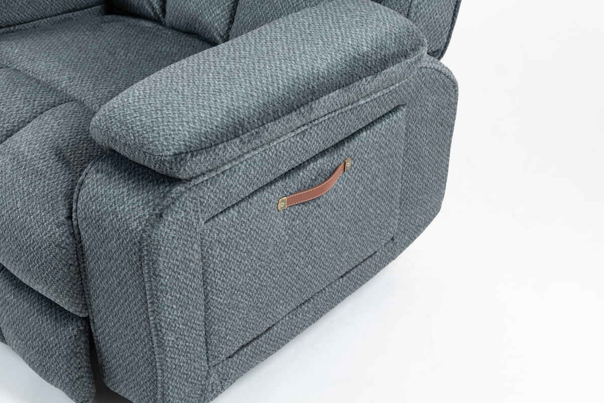 Oversized Lay Flat Recliner with Heat and Massage, Extended Footrest, Cup Holderr detail image 45