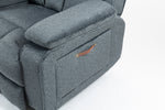 Oversized Lay Flat Recliner with Heat and Massage, Extended Footrest, Cup Holderr detail image 45