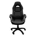 Techni Mobili High-Back Sport Executive Chair, Black for home office seating
