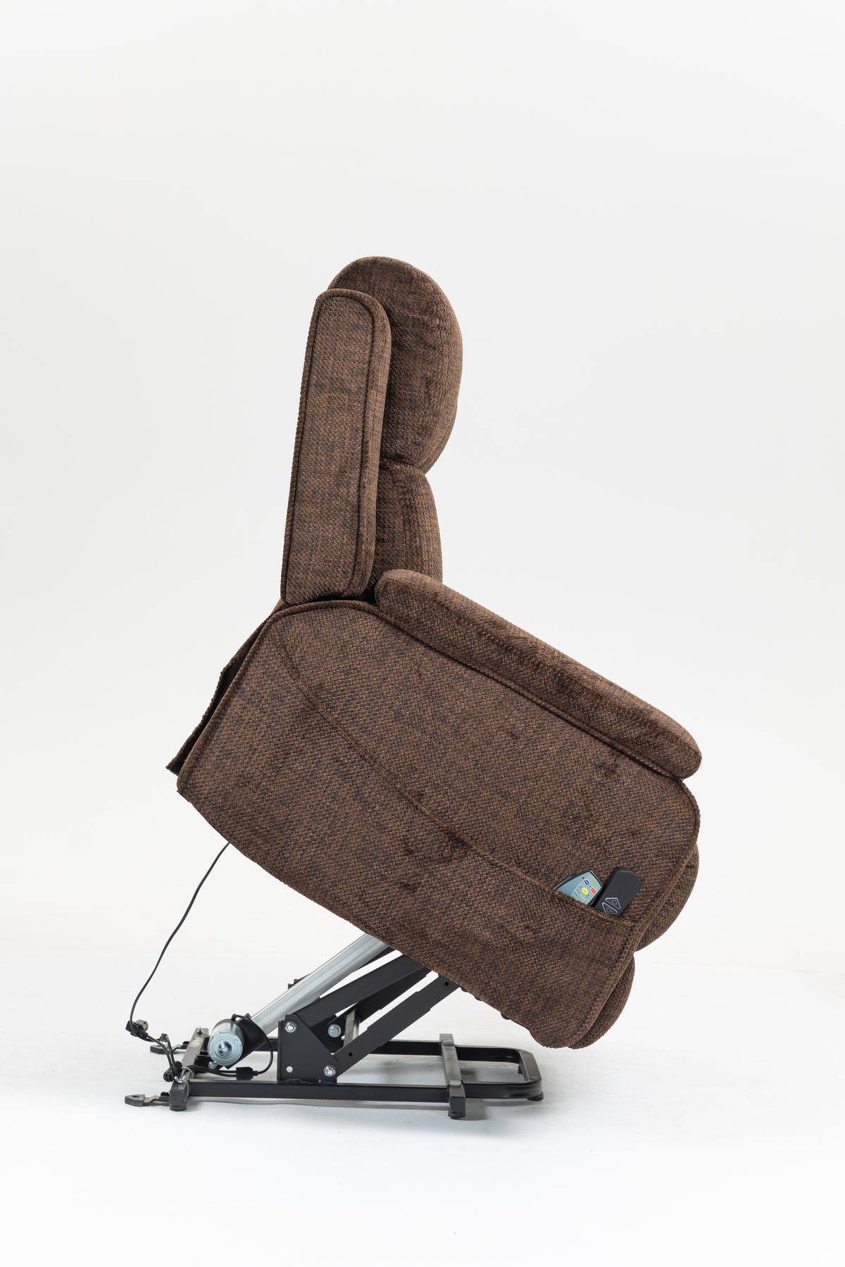 Oversized Lay Flat Recliner with Heat and Massage, Extended Footrest, Cup Holderr detail image 9