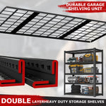 59" Heavy-Duty Metal Garage Storage Rack for workshop, garage, storage, or utility use