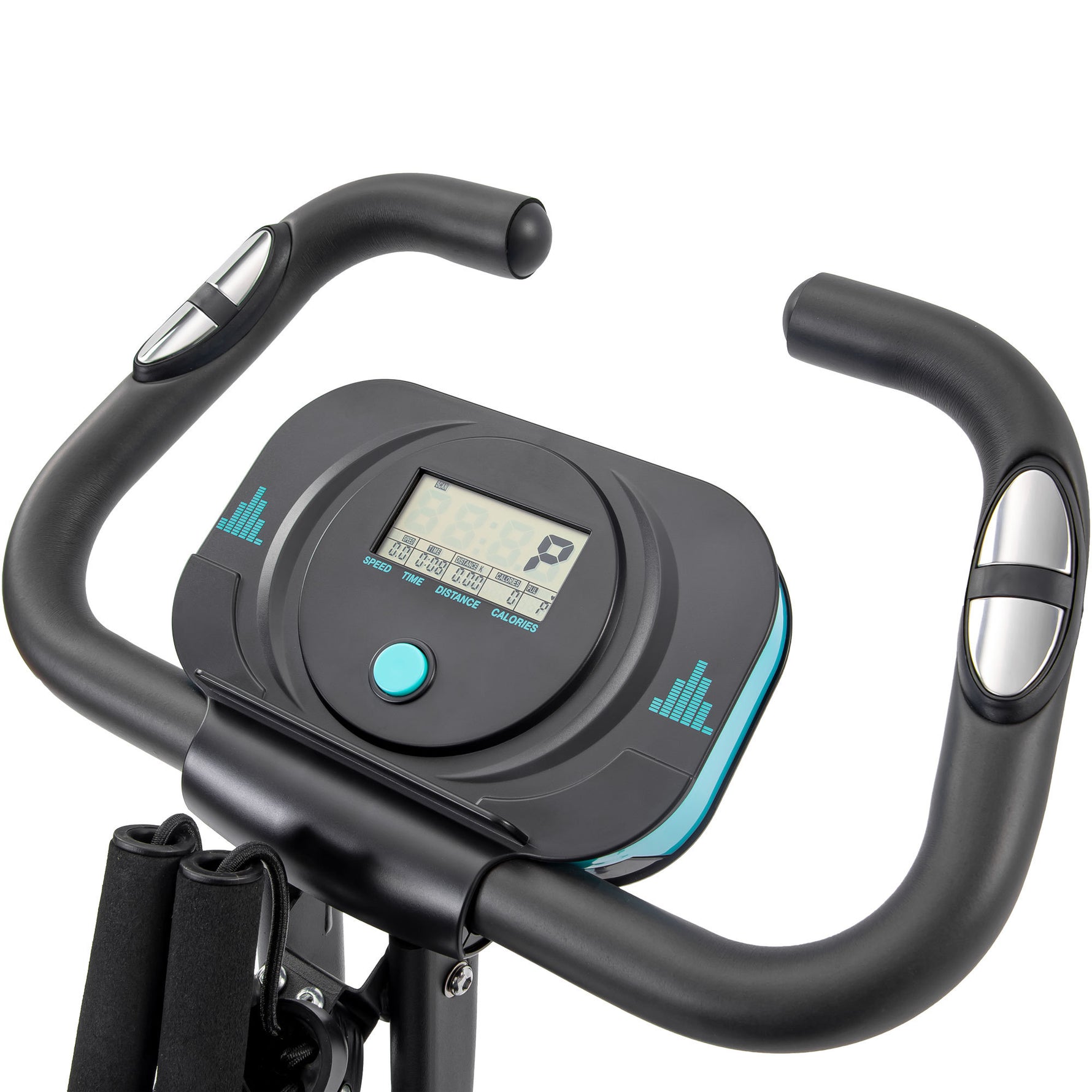 Folding Stationary Bike with 16-Level Magnetic Resistance, 300 lb Capacity detail image 35
