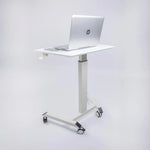 Compact Tech Desk Standing and Adjustable Desk - Sleek Space Mod