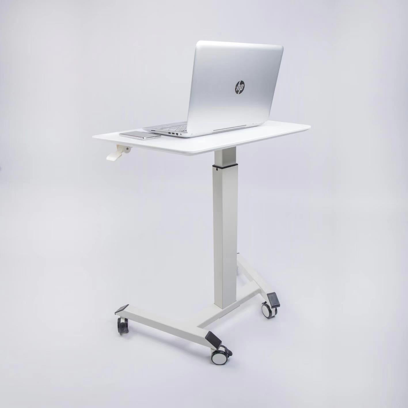 Compact Tech Desk Standing and Adjustable Desk - Sleek Space Mod