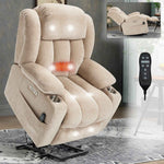 Dual-Motor Leather-Air Power Lift Recliner detail image 76