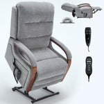 Power Chenille Lift Recliner Chair Dual Motor Infinite Position Up to 350 Pounds detail image 49