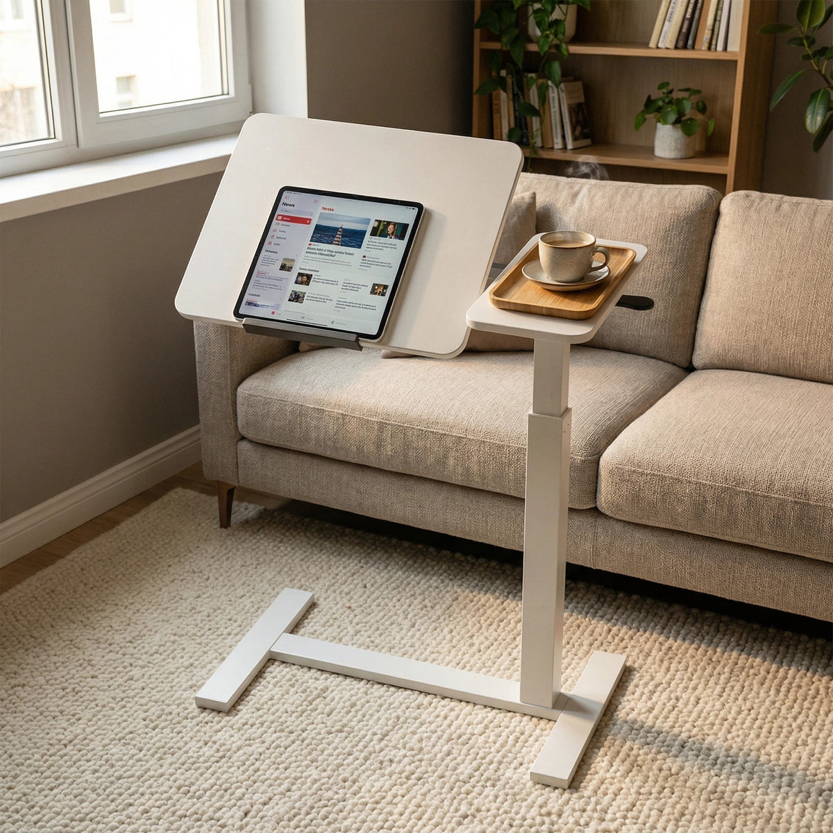 Mobile Adjustable Overbed Laptop Desk mobile laptop workstation