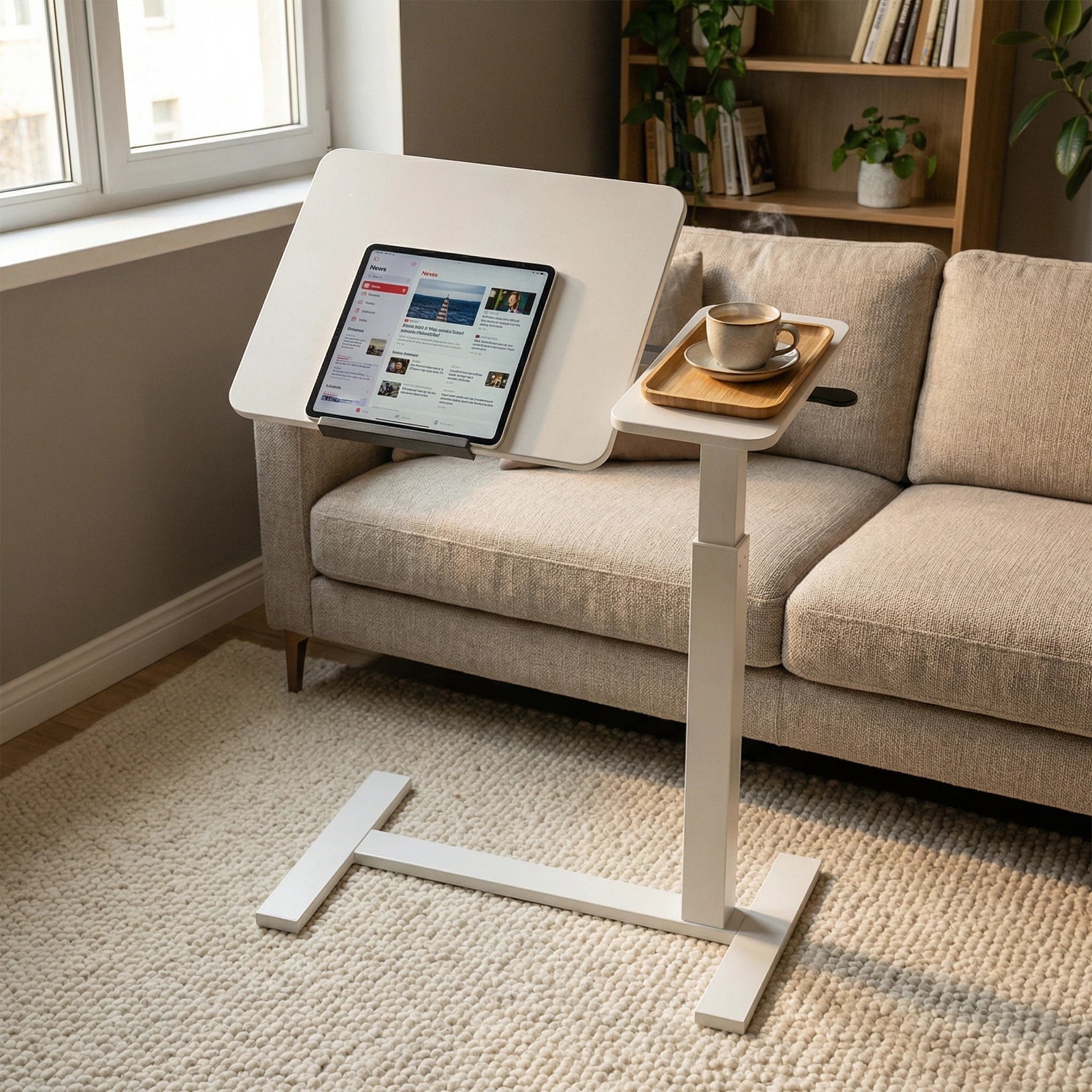 Mobile Adjustable Overbed Laptop Desk mobile laptop workstation