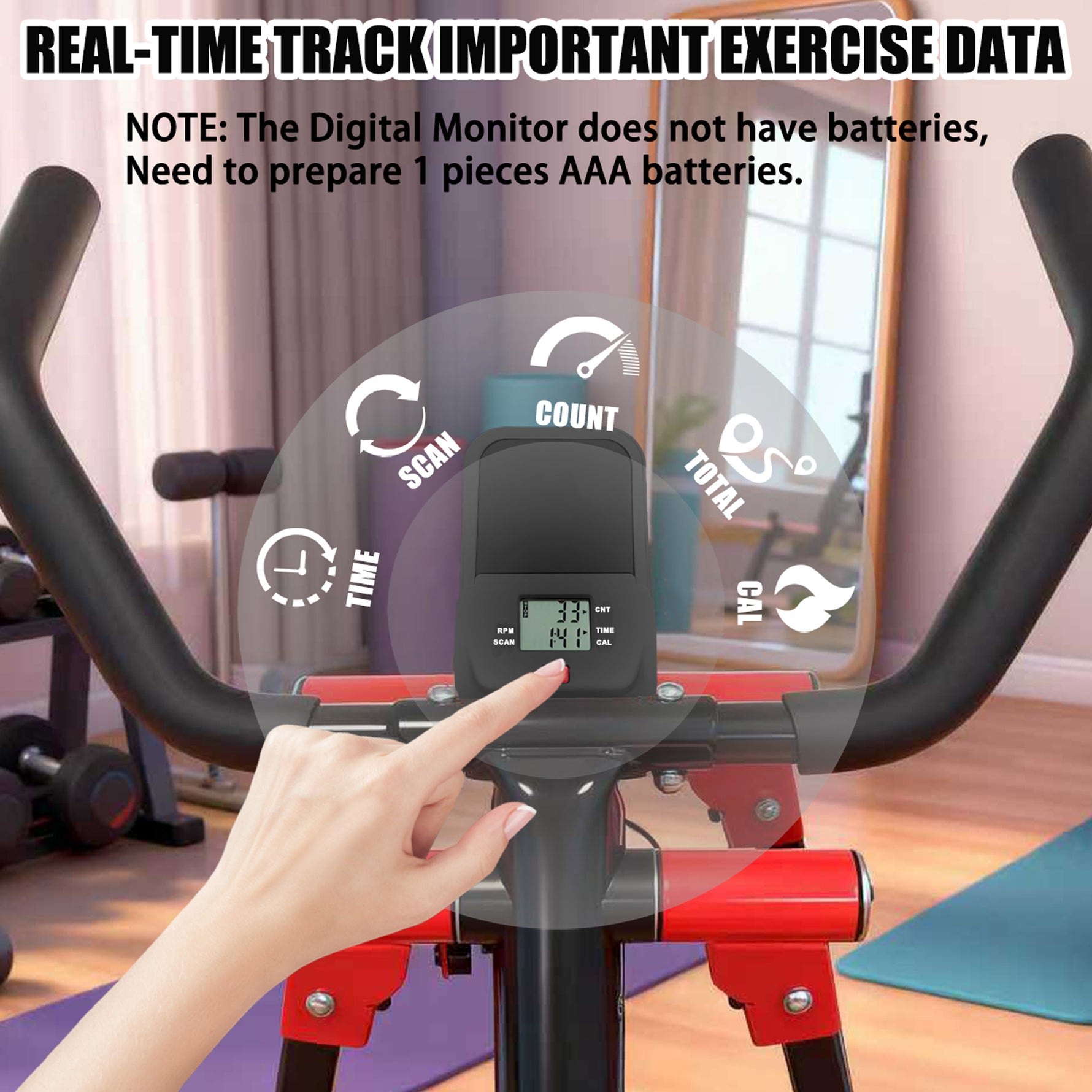 Foldable Air Walk Elliptical Cross Trainer detail image 22