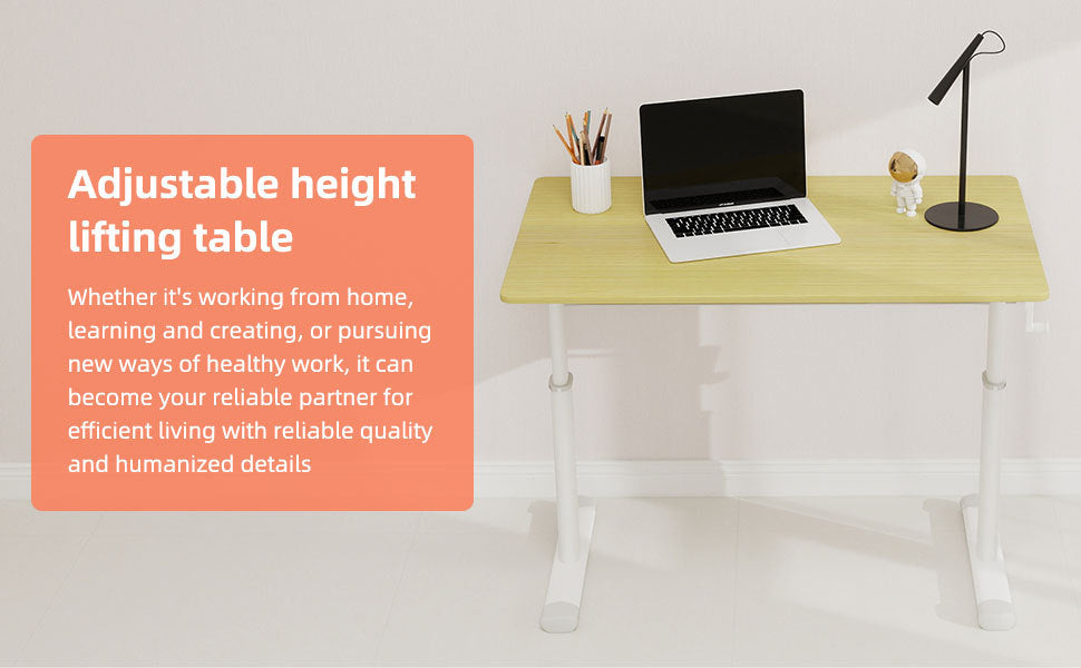 Height Adjustable Study Desk for Home Office workspace desk setup