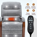 Power Chenille Lift Recliner Chair Dual Motor Infinite Position Up to 350 Pounds detail image 44