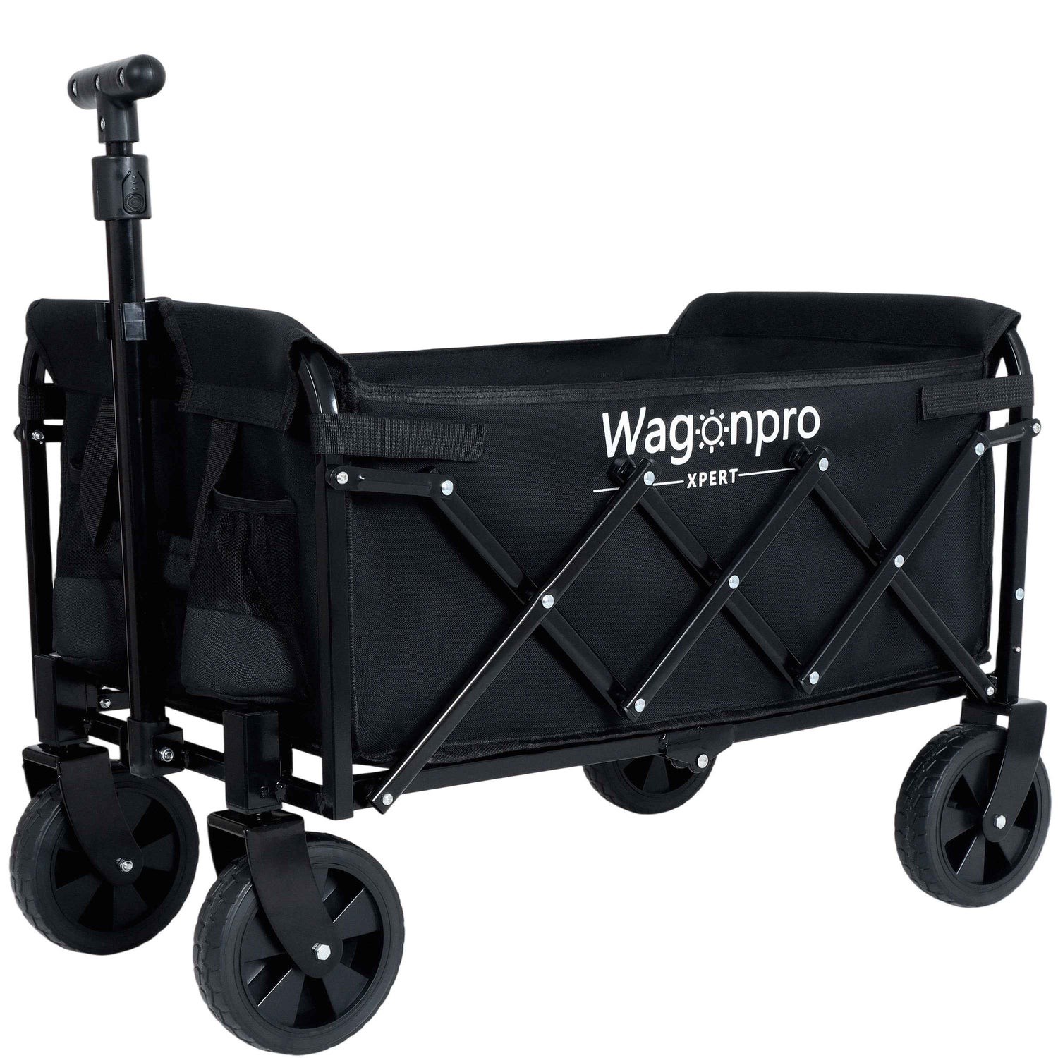 Expandable Dual-Layer Utility Wagon for workshop, garage, storage, or utility use