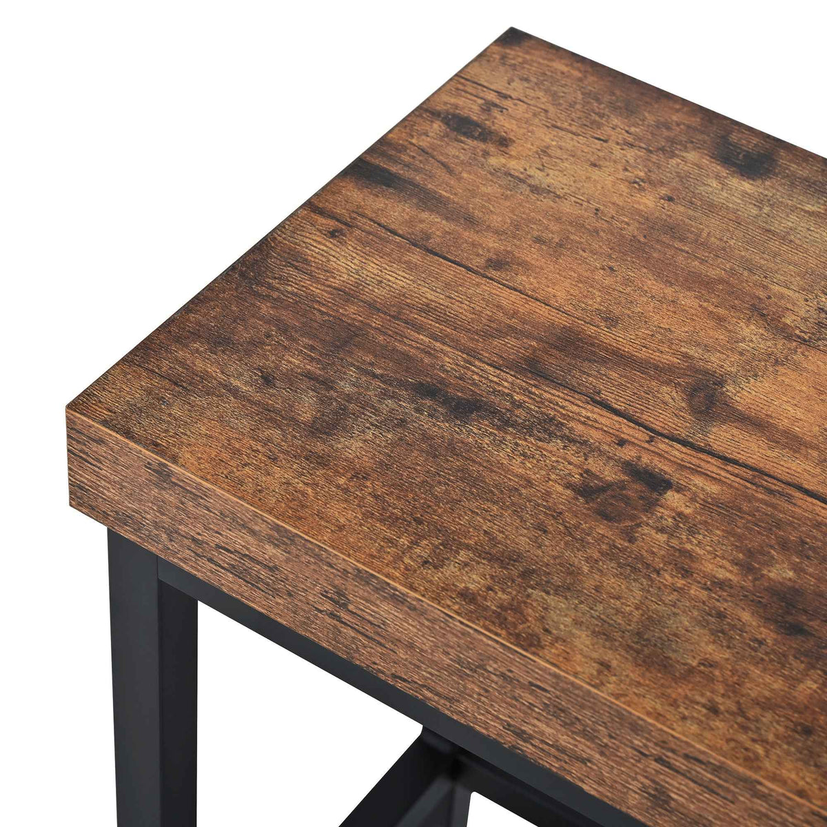 53 in. Farmhouse Kitchen Island with Power Outlet & Stools product view 22