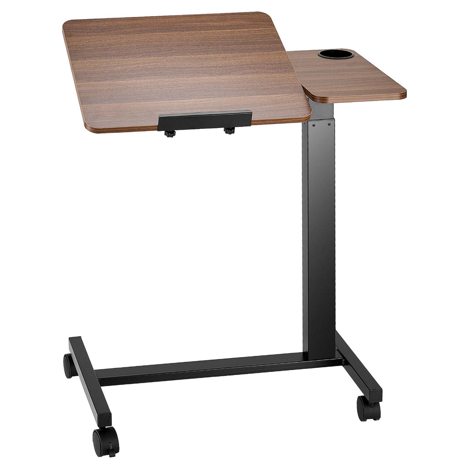 VEVOR Height Adjustable Rolling Overbed Laptop Desk mobile laptop workstation