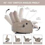 Single Motor Power Lift Recliner Chair with Massage & Heat detail image 22
