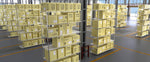 Heavy-Duty NSF Adjustable Wire Shelving Unit with Wheels & Shelf Liners for workshop, garage, storage, or utility use