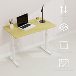 Height Adjustable Study Desk for Home Office workspace desk setup