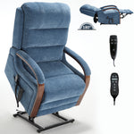 Power Chenille Lift Recliner Chair Dual Motor Infinite Position Up to 350 Pounds detail image 10