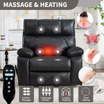 Dual-Motor Power Lift Recliner with Heat & Massage, 350 lb Capacity detail image 30