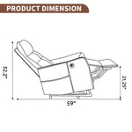 Single Motor Power Lift Recliner Chair with Massage & Heat detail image 107