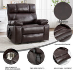 Dual-Motor Power Lift Recliner with Heat & Massage, 350 lb Capacity detail image 114