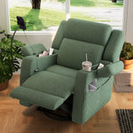 Electric Power Recliner Chair with Heat and Massage, 270° Swivel detail image 30