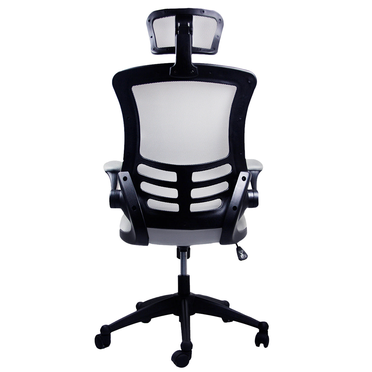 Techni Mobili High-Back Mesh Executive Chair, Silver Grey for home office seating