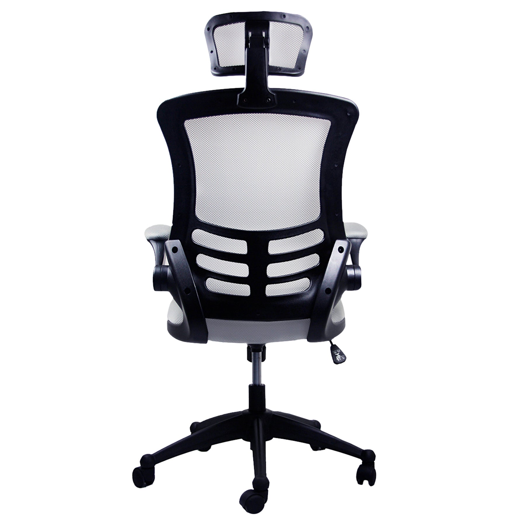 Techni Mobili High-Back Mesh Executive Chair, Silver Grey for home office seating