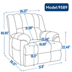 Dual-Motor Heat & Massage Power Lift Recliner, 350 lb Capacity detail image 96