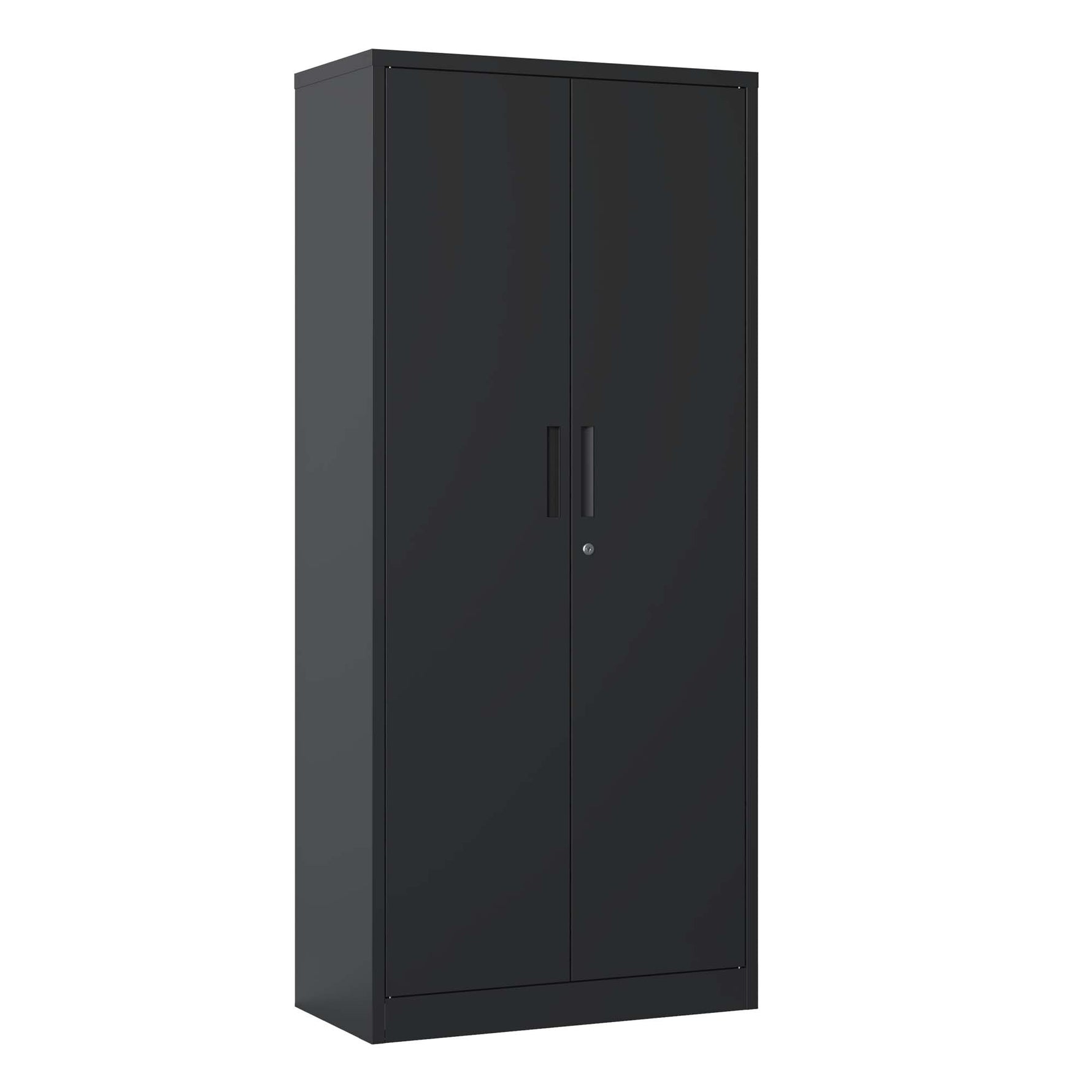 Locking Steel Garage Storage Cabinet with 4 Adjustable Shelves for workshop, garage, storage, or utility use