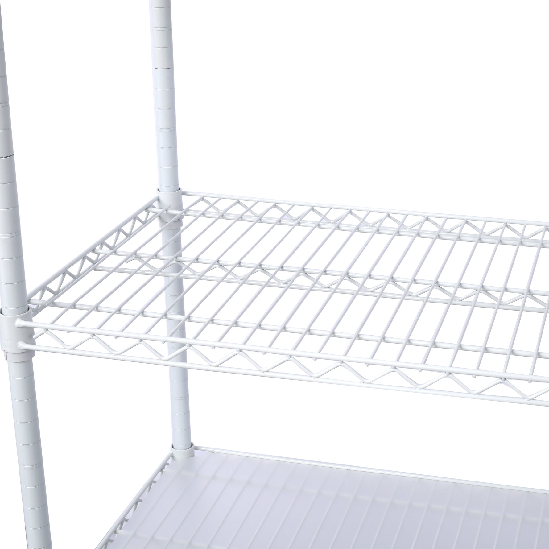 7-Tier Adjustable Wire Shelving Unit, 2450 lb Capacity for workshop, garage, storage, or utility use