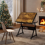1500-Piece Rolling Jigsaw Puzzle Table with 4 Trays hobby and puzzle table