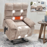 Dual-Motor Lift Recliner with Heat & Massage, 350 lb Capacity product image