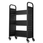 Heavy-Duty Rolling Utility Service Cart with 360° Swivel Wheels for workshop, garage, storage, or utility use