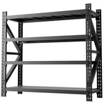 Heavy Duty Metal Adjustable Garage Shelving Unit, 4000lb Capacity Industrial Storage Rack for workshop, garage, storage, or utility use