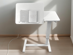 Height Adjustable Rolling Overbed Laptop Desk mobile laptop workstation