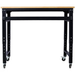 48" Rolling Adjustable Workbench workshop project bench