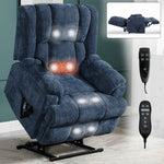 Dual-Motor Heat & Massage Power Lift Recliner, 350 lb Capacity detail image 22