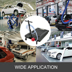 Low-Profile Rolling Oil Drain Pan with Manual Pump for workshop, garage, storage, or utility use