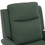 Modern PU Leather Manual Recliner Chair with 270° Swivel, Massage detail image 13
