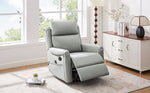 Modern Manual Recliner with 8-Point Massage and Heating, Swivel Rocking detail image 38