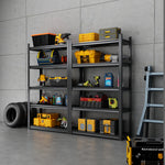 Industrial Heavy-Duty 5-Tier Adjustable Metal Shelving Unit for workshop, garage, storage, or utility use