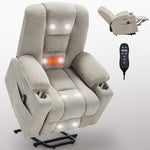 Large Dual-Motor Power Lift Heat & Massage Recliner detail image 88