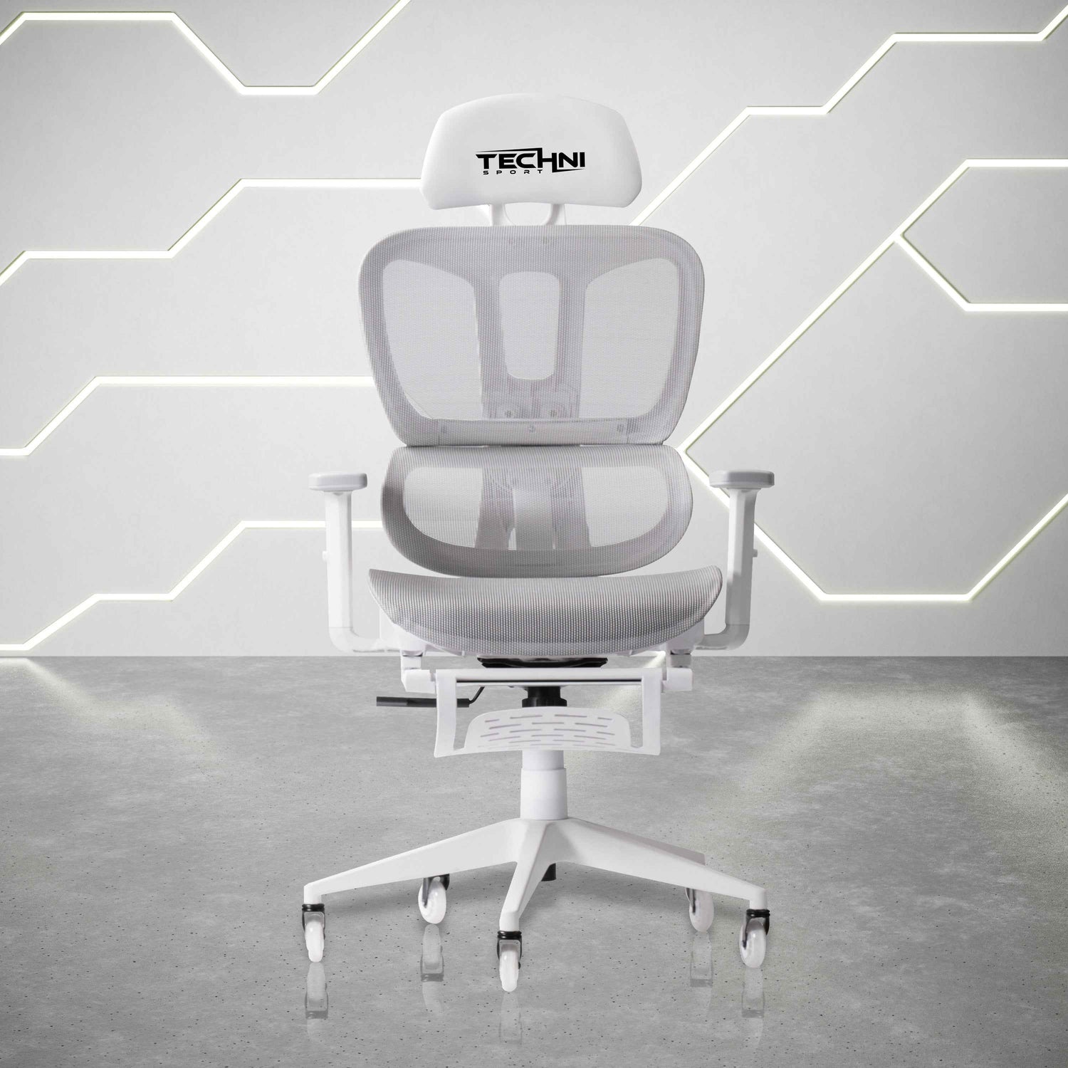 Techni Sport AIRFLEX2.0 White Mesh Ergonomic Chair product image