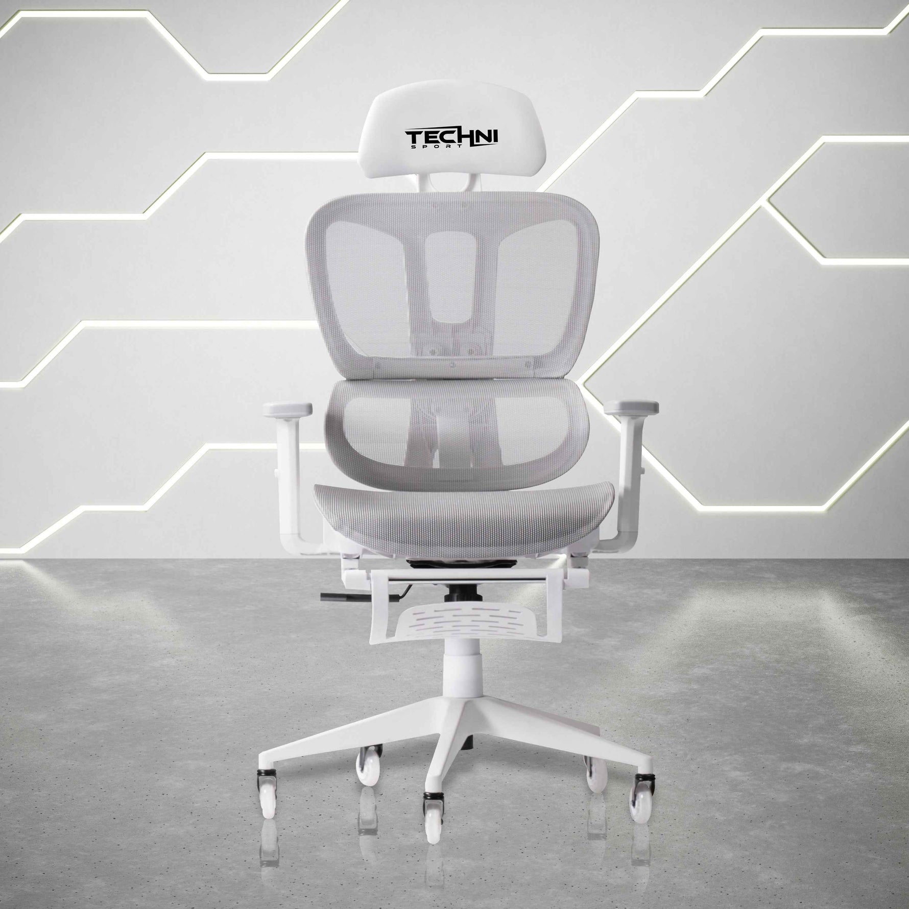 Techni Sport AIRFLEX2.0 White Mesh Ergonomic Chair product image